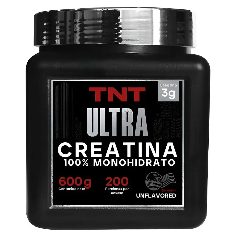 Ultra Creatina Monohidrato TNT 600 g 200 Porciones Sin Sabor