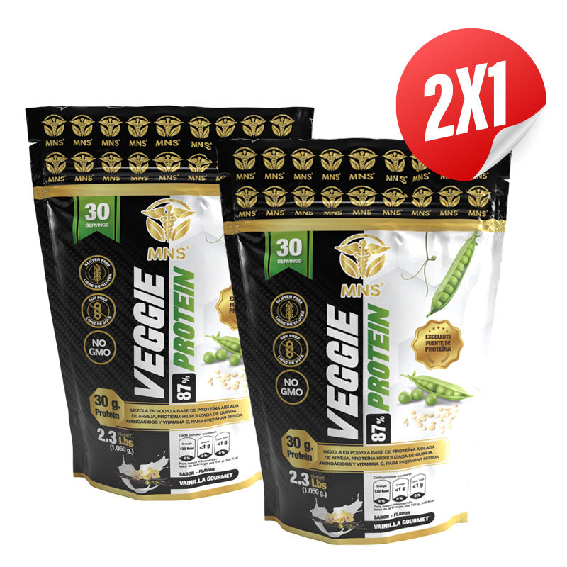 Veggie Protein Sabor Vainilla 2.3 Lbs Promoción 2X1