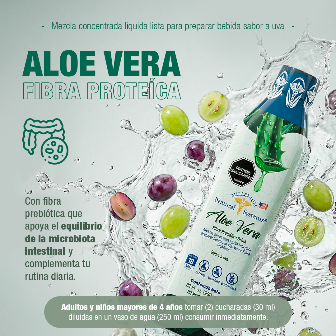Aloe Vera + Fibra Prebiótica Drink 32 Oz