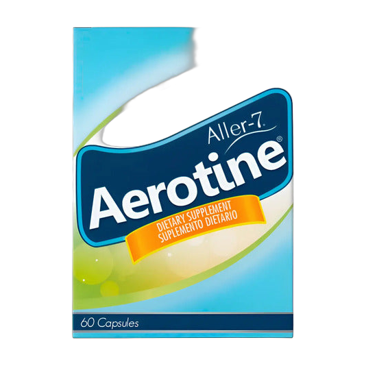 Aerotine Aller-7 Healthy America 60 Cápsulas · Vitamina C, Bromelina y Selenio