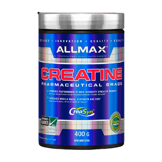 Allmax Creatina Monohidrato 400 g 80 Servicios · Sin Sabor