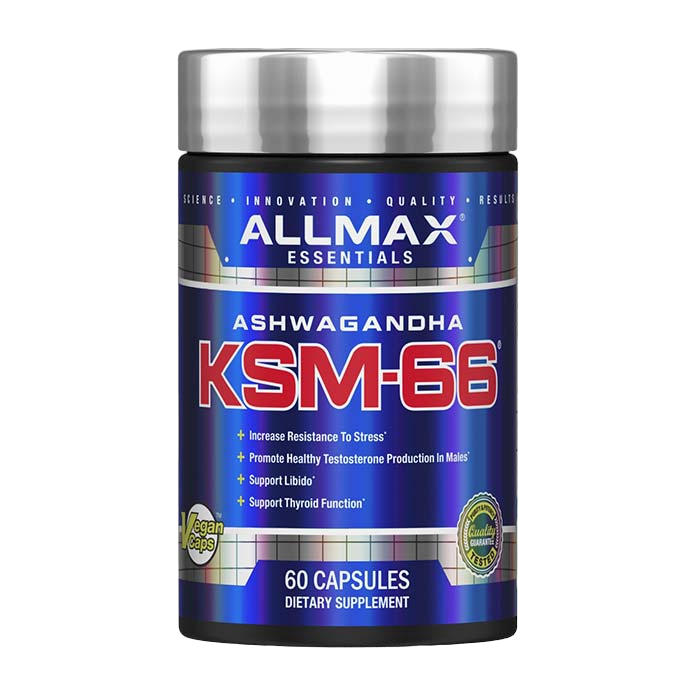 ALLMAX Ashwagandha KSM-66 600 mg 60 Cápsulas · Extracto de Raíz