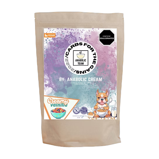 Anabolic Cream Crema de Arroz Instantánea 550 g · Preparación Sin Cocción