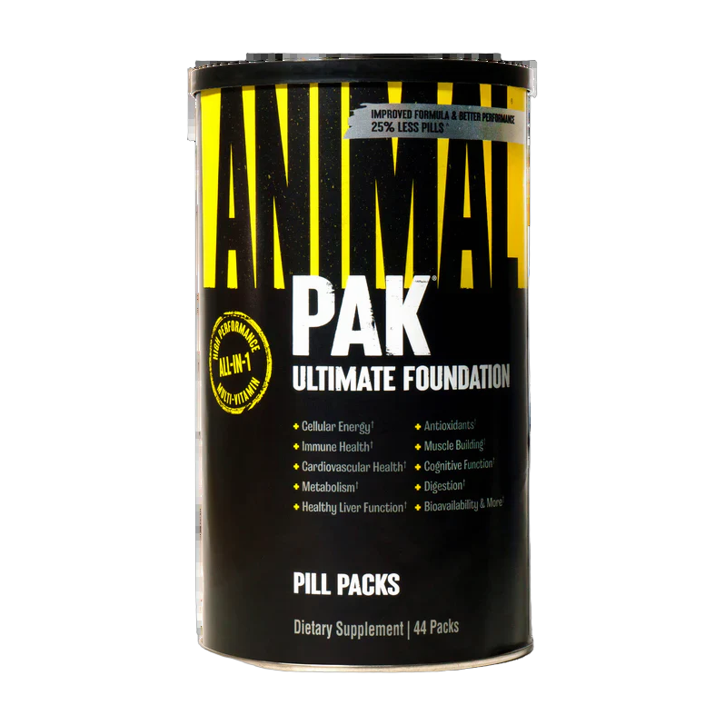 Animal Pak Universal Nutrition 44 Packs · Multivitamínico Completo