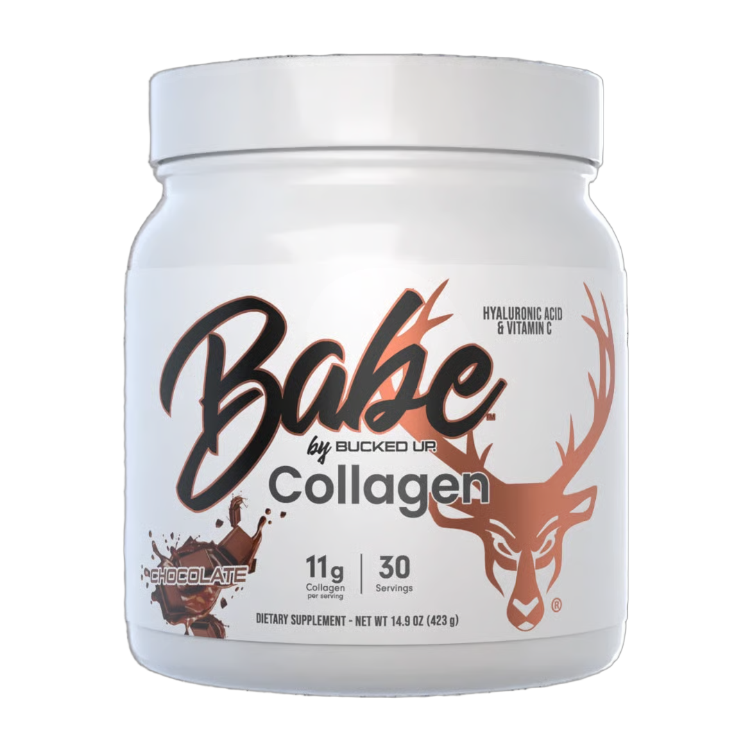 Bucked Up Babe Collagen Chocolate 423 g · Colágeno con Ácido Hialurónico y Vitamina C