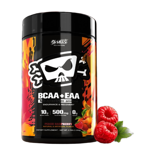 BCAA + EAA Skulls Nutrition Peach Raspberry · Full-Spectrum Aminos