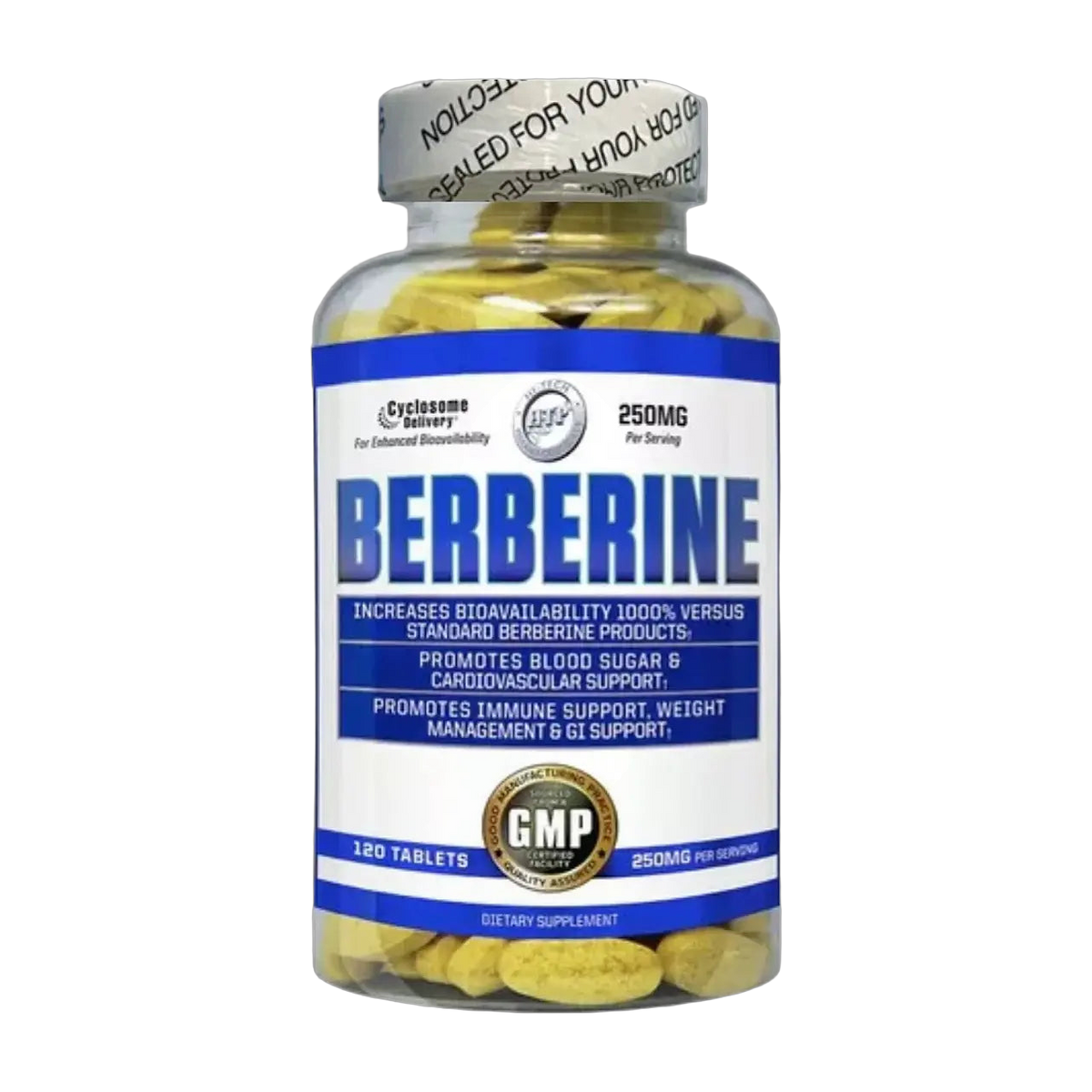 Hi-Tech Pharmaceuticals Berberina 250 mg · 120 Tabletas