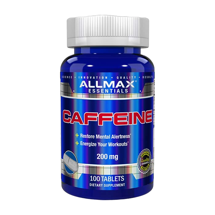 Cafeína Allmax Essentials 200 mg 100 Tabletas