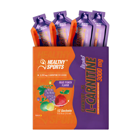Carnicut-XL L-Carnitina Líquida 3000 mg Healthy Sports 12 Sachets Sabor Frutal