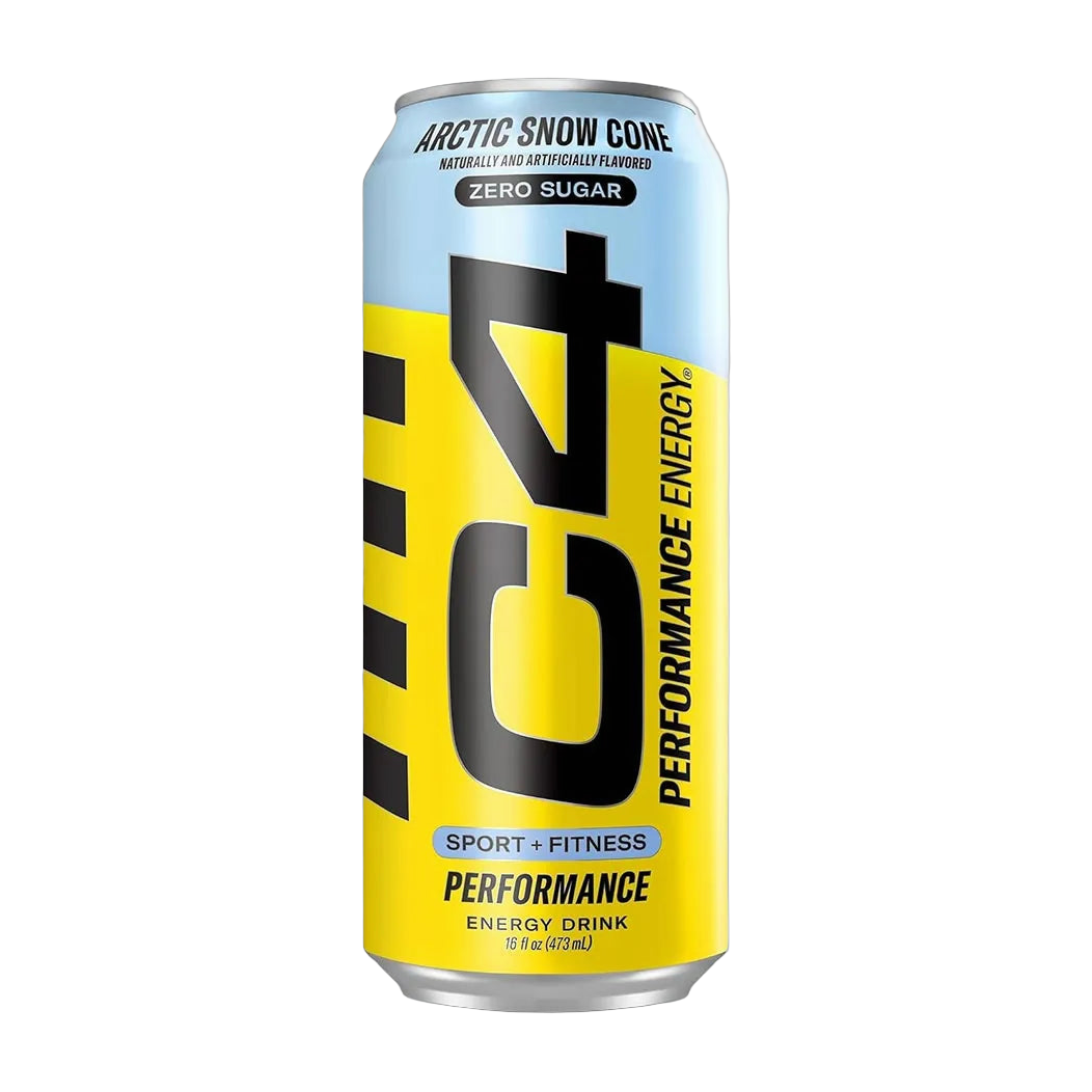 Cellucor C4 Energy Lata Cero Azúcar Arctic Snow Cone 473 ml · 200 mg de Cafeína