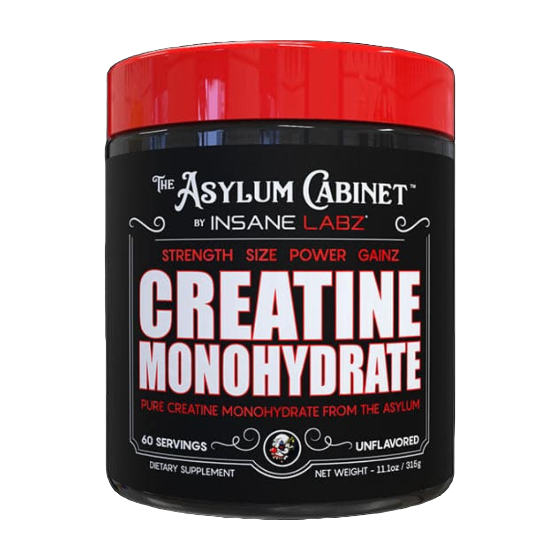 Creatina Monohidrato Insane Labz 315 g · 60 Servicios