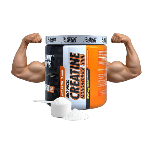 Creatina Monohidratada Micronizada Healthy Sports 150 g · 50 Servicios de 3000 mg