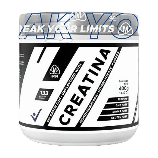 Creatina Monohidratada IMN Nutrition 400 g Sin Sabor