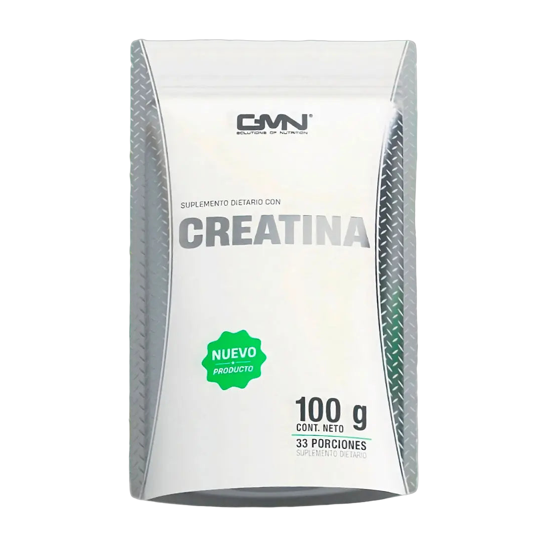 Creatina Monohidrato GMN 100 g · 33 Servicios Sin Sabor