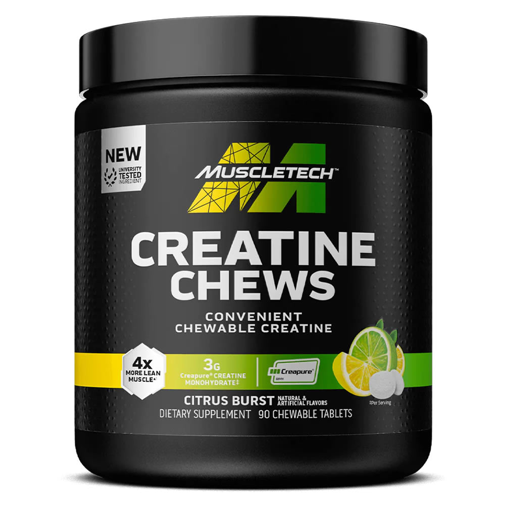 Creatine Chews MuscleTech 3 g 90 Tabletas Masticables