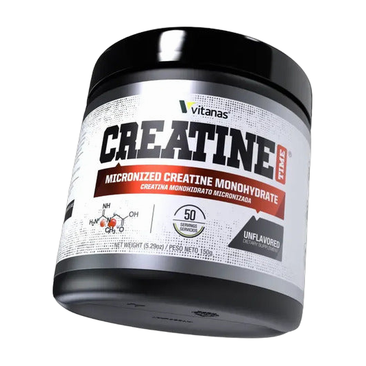 Creatine Time Vitanas 150 g · Creatina Monohidratada Micronizada 50 Servicios