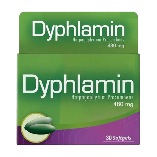 Dyphlamin X30 Healthy America 30 Cápsulas Harpagofito 480 mg