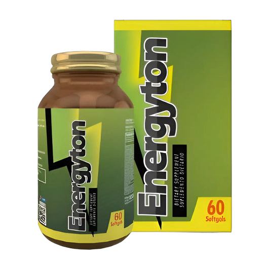 Energyton Healthy America 60 Softgels · Multivitamínico con Guaraná, Cordyceps, Maca y Jalea Real