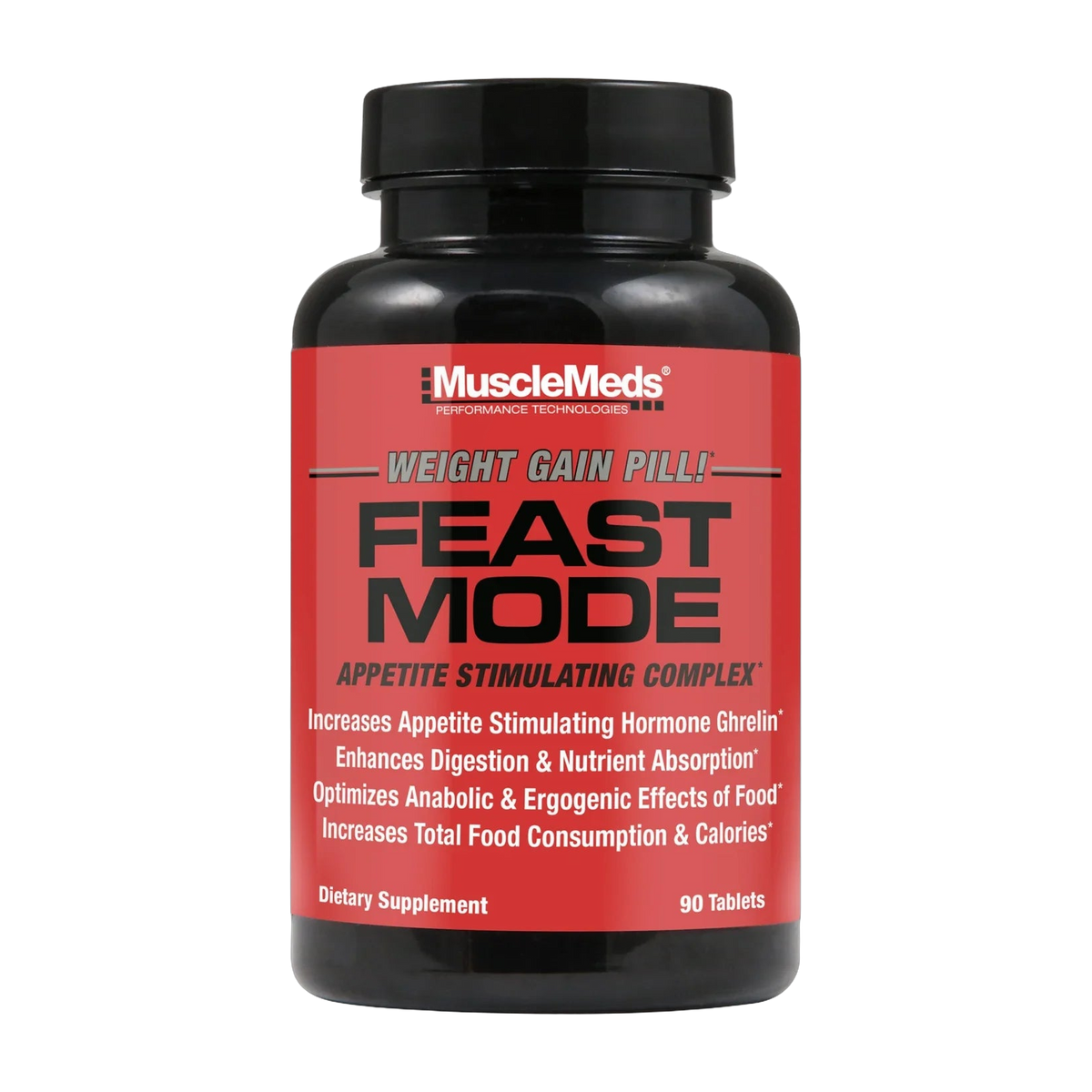 Feast Mode MuscleMeds 90 Cápsulas · Estimulante del Apetito