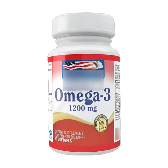 Fish Oil Omega 3 Healthy America 1200 mg · 60 Softgels con EPA y DHA