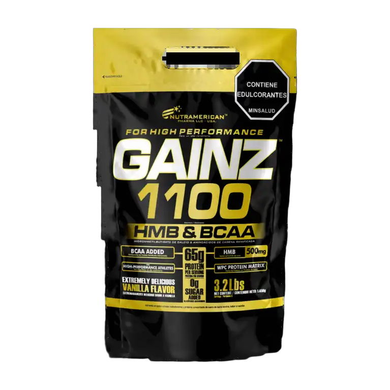 Gainz 1100 Nutramerican Pharma 3.2 Lb · Vainilla