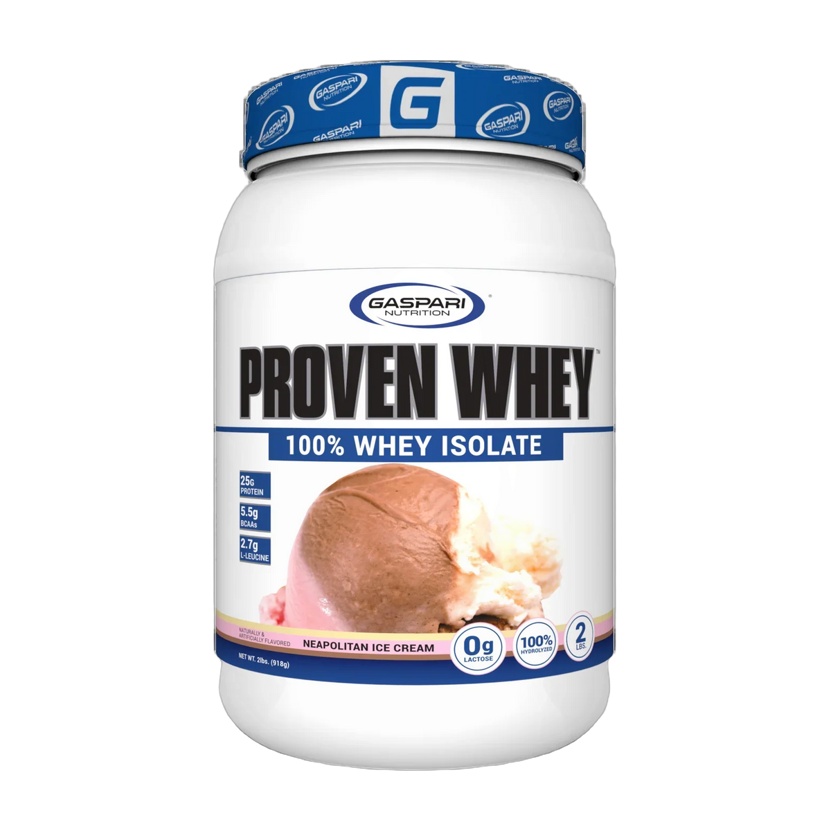 Gaspari Proven Whey 2 Lb Neapolitan Ice Cream · Whey Isolate Hidrolizada
