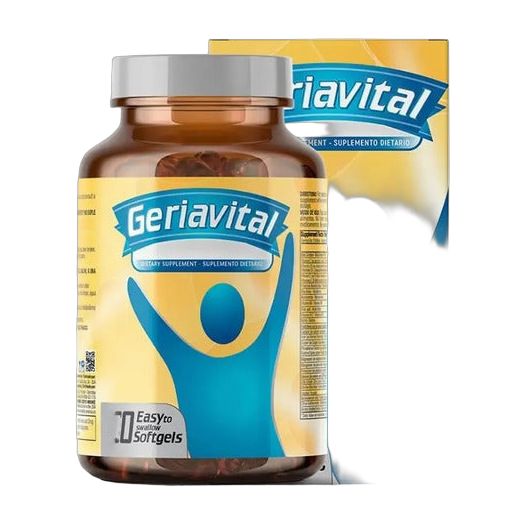 Geriavital 50+ Platinum Healthy America 60 Softgels · Multivitamínico para Adultos