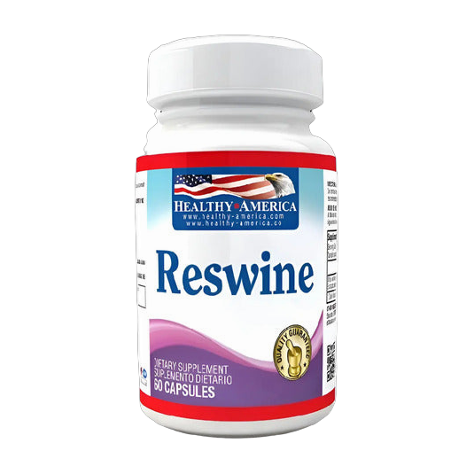 Healthy America Reswine Resveratrol 260 mg x 60 Cápsulas Sin Sabor