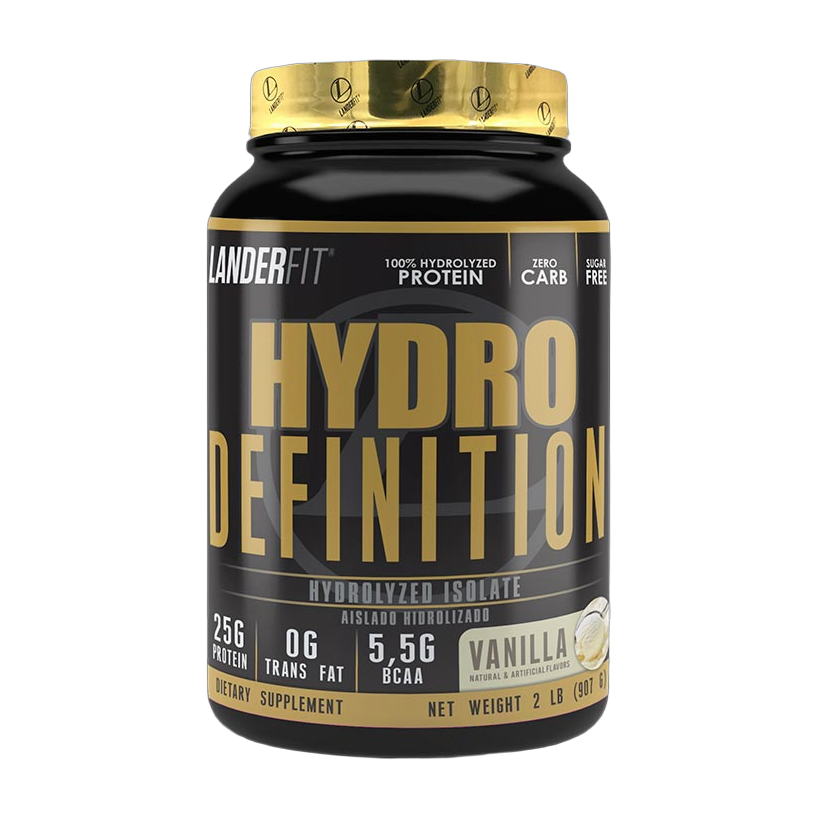 LanderFit Hydro Definition 2 Lb Vainilla · Proteína Aislada Hidrolizada