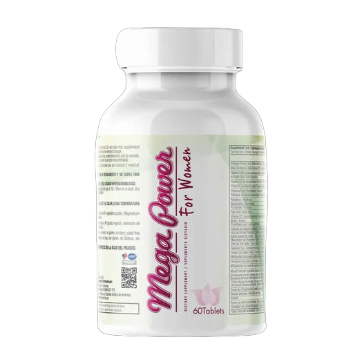 Multivitamínico Mega Power For Women Healthy America 60 Cápsulas