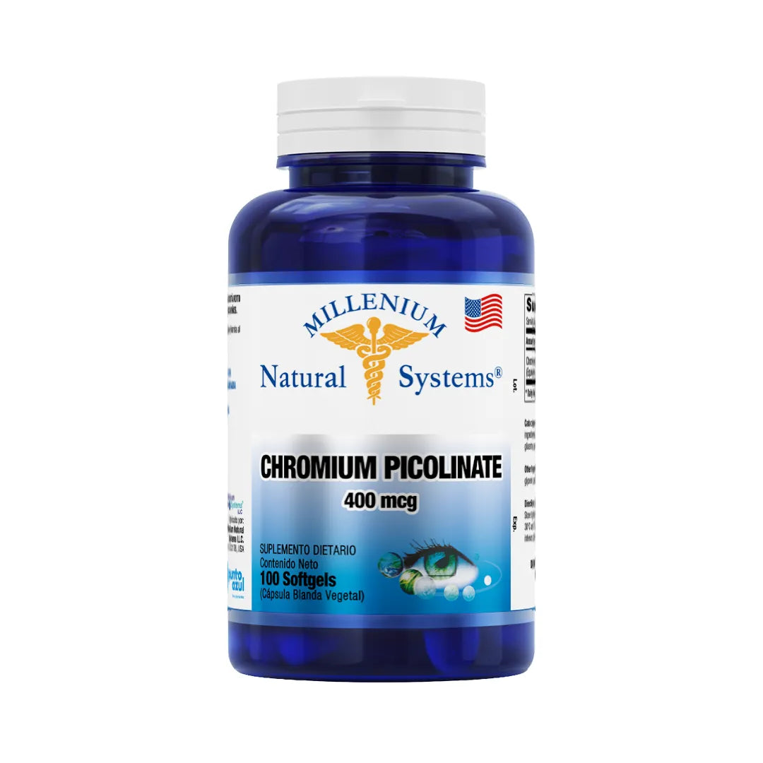 Chromium Picolinate 400 mcg x 100 Softgels