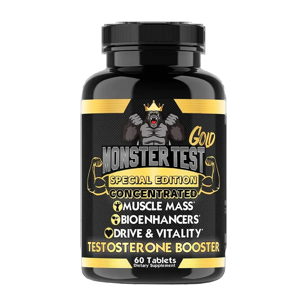 Monster Test Gold Angry Supplements 60 Tabletas · Fenogreco y Maca
