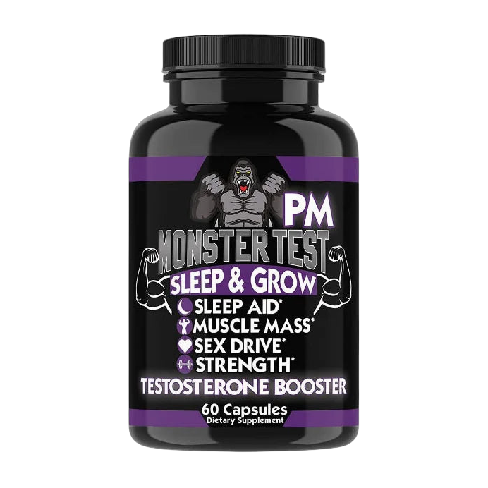 Monster Test PM Angry Supplements 60 Cápsulas · Testosterona y Sueño