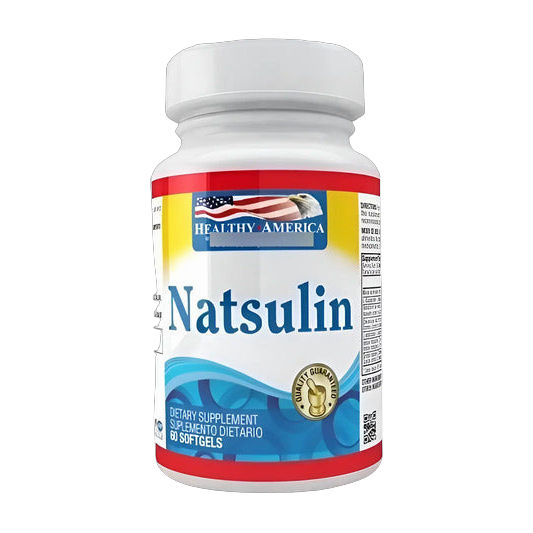 Natsulin Healthy America 60 Softgels · Cromo y Vanadio