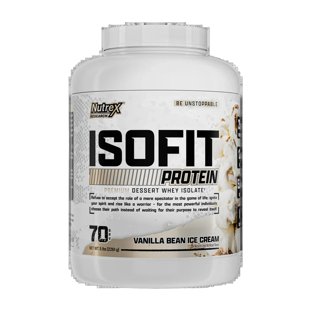 Nutrex Isofit Proteína Whey Isolate 5 Lb Vainilla