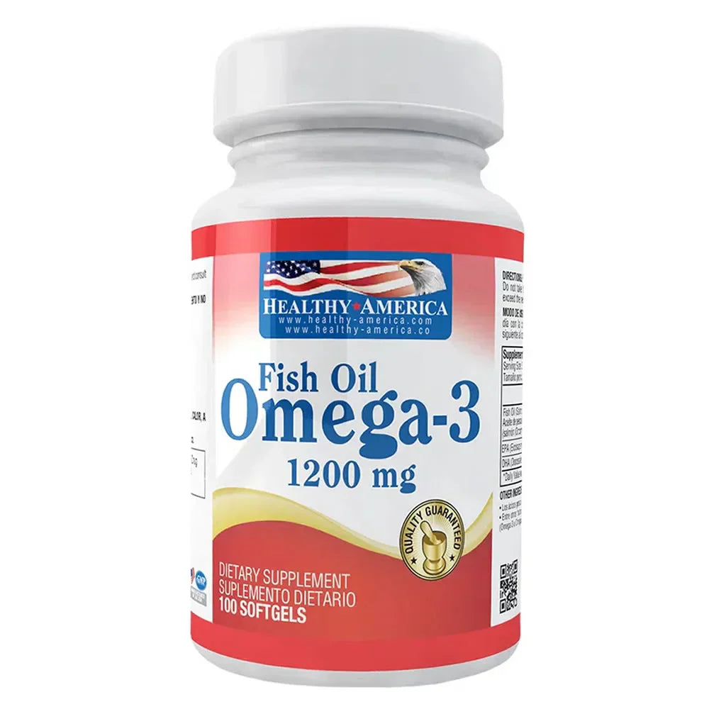 Fish Oil Omega 3 1.200 mg Healthy America
