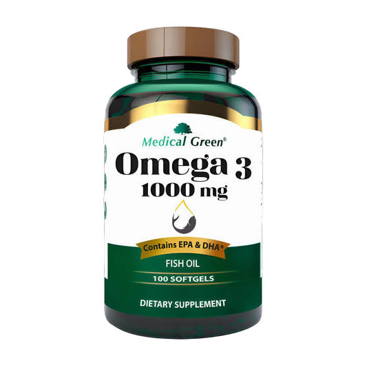 Omega 3 Medical Green 1000 mg 100 Cápsulas · EPA + DHA