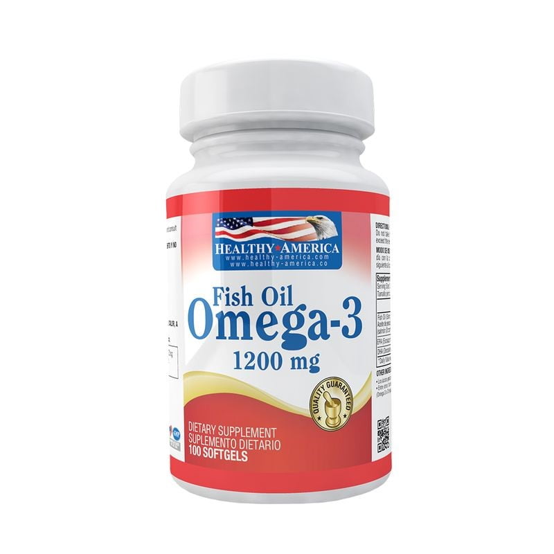 OMEGA-3 FISH OIL 1200MG - 100 SOFTGELS