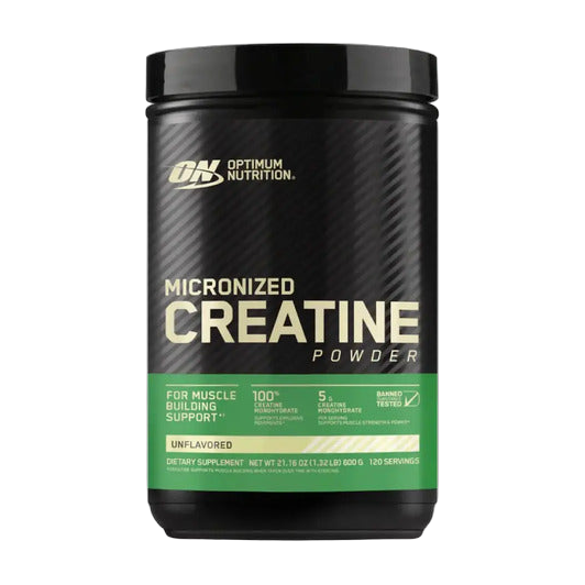 Optimum Nutrition Creatina Monohidratada Micronizada 600 g Sin Sabor