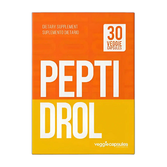 Peptidrol Betaína y Zinc Healthy America 30 Cápsulas Sin Sabor
