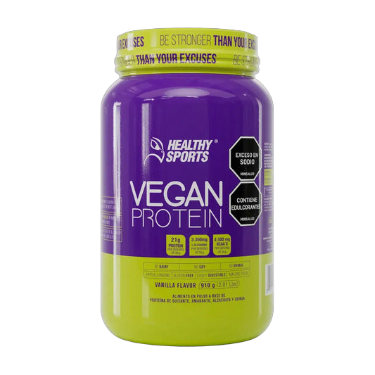 Proteína Vegana Healthy Sports 2 Lb Aislada de Arveja Vainilla