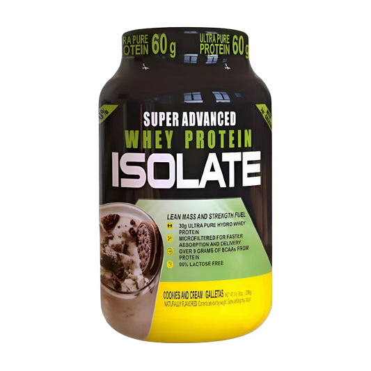 Proteína Whey Isolate Global Nutrition 5 Lb Cookies & Cream · Sin Lactosa