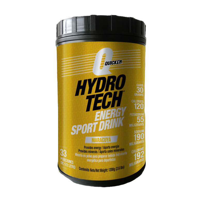 Quicken Hydrotech Bebida Hidratante en Polvo 1200 g · Maracuyá