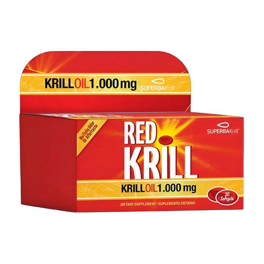 Red Krill Oil 1000 mg Healthy America 30 Cápsulas · Omega 3 y Astaxantina