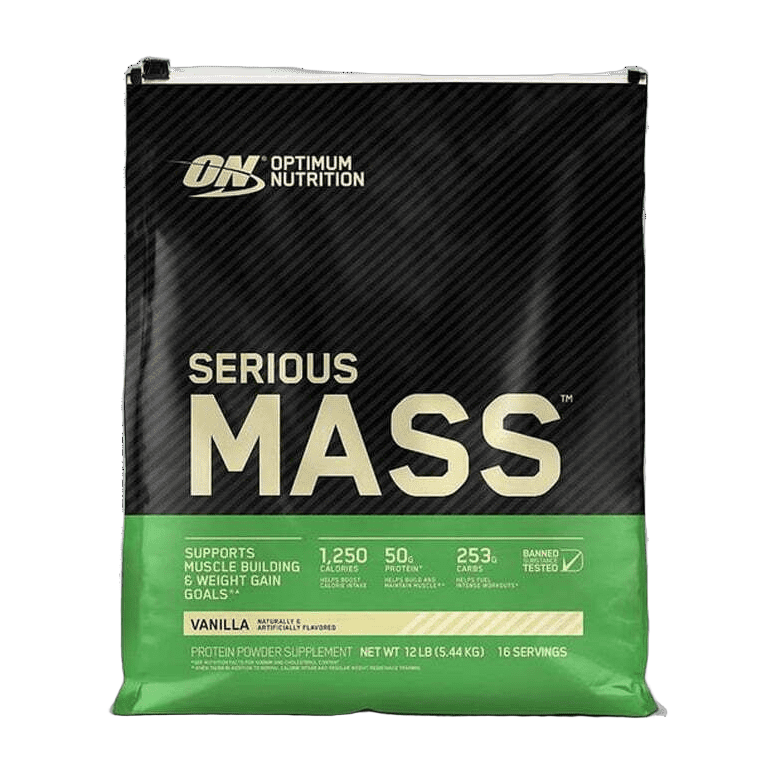 Serious Mass Optimum Nutrition 12 Lb · Vainilla