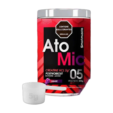 Smart Muscle Atomic Creatina HCL 600 g · Fuerza y Recuperación Muscular