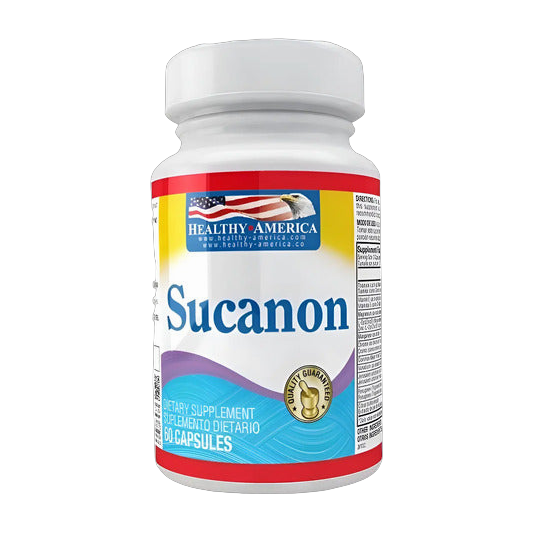 Sucanon Healthy America 60 Cápsulas · Melón Amargo, Fenogreco y Cromo