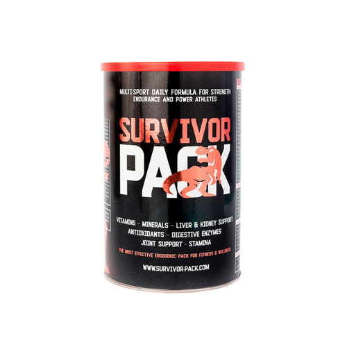 Survivor Pack 30 Paquetes · Multivitamínico con Enzimas Digestivas