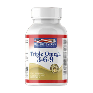 Triple Omega 3-6-9 Healthy America 120 Softgels · EPA, DHA y GLA
