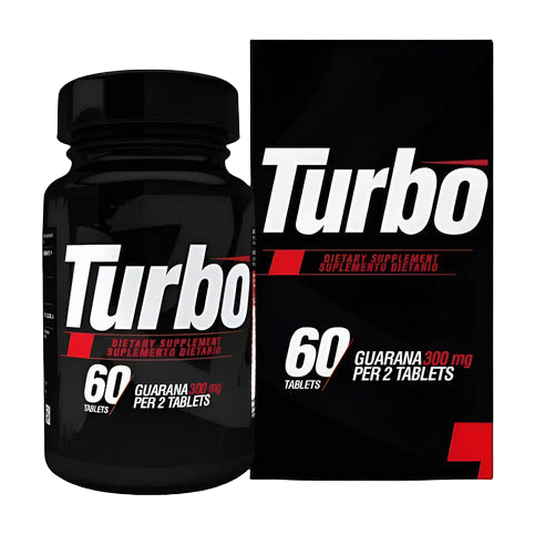 Turbo Healthy America 60 Tabletas · L-Arginina 500 mg, Guaraná 300 mg, Taurina y Maca por Porción